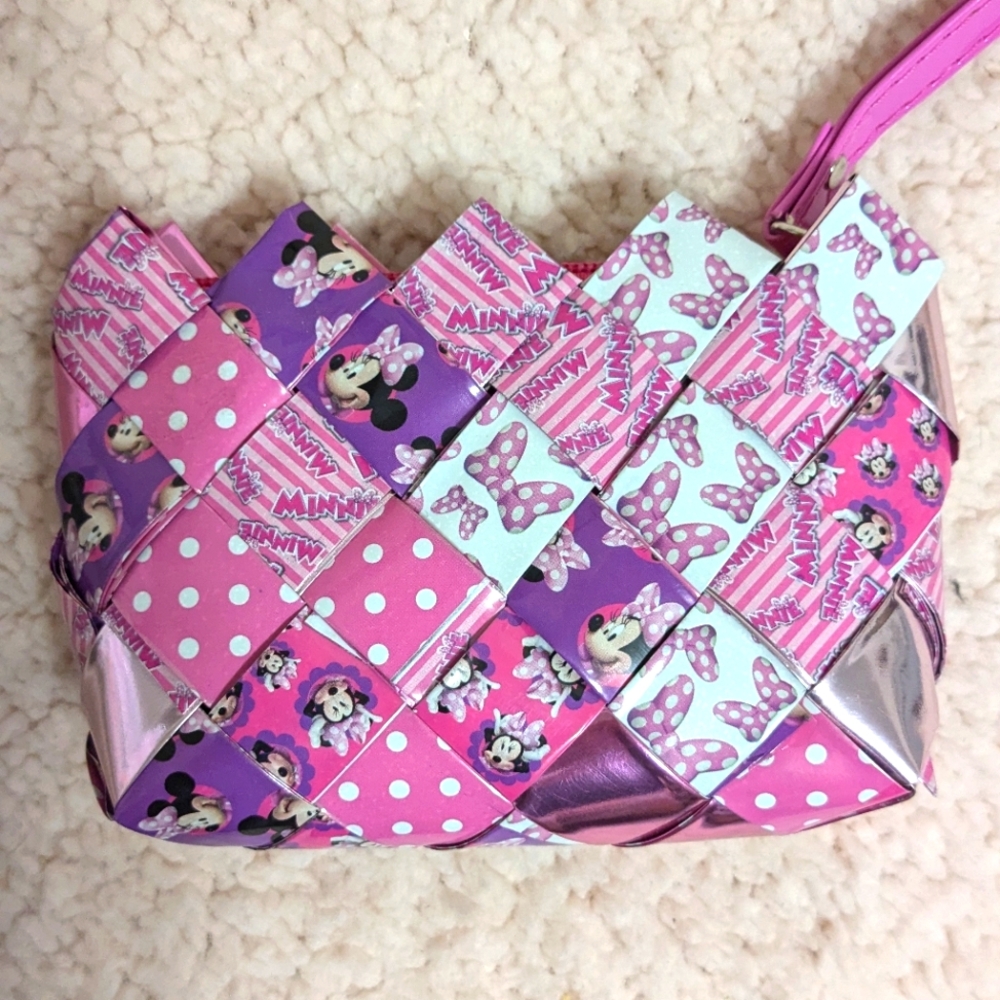 🌕 Minnie Mouse wrapper purse/ wristlet